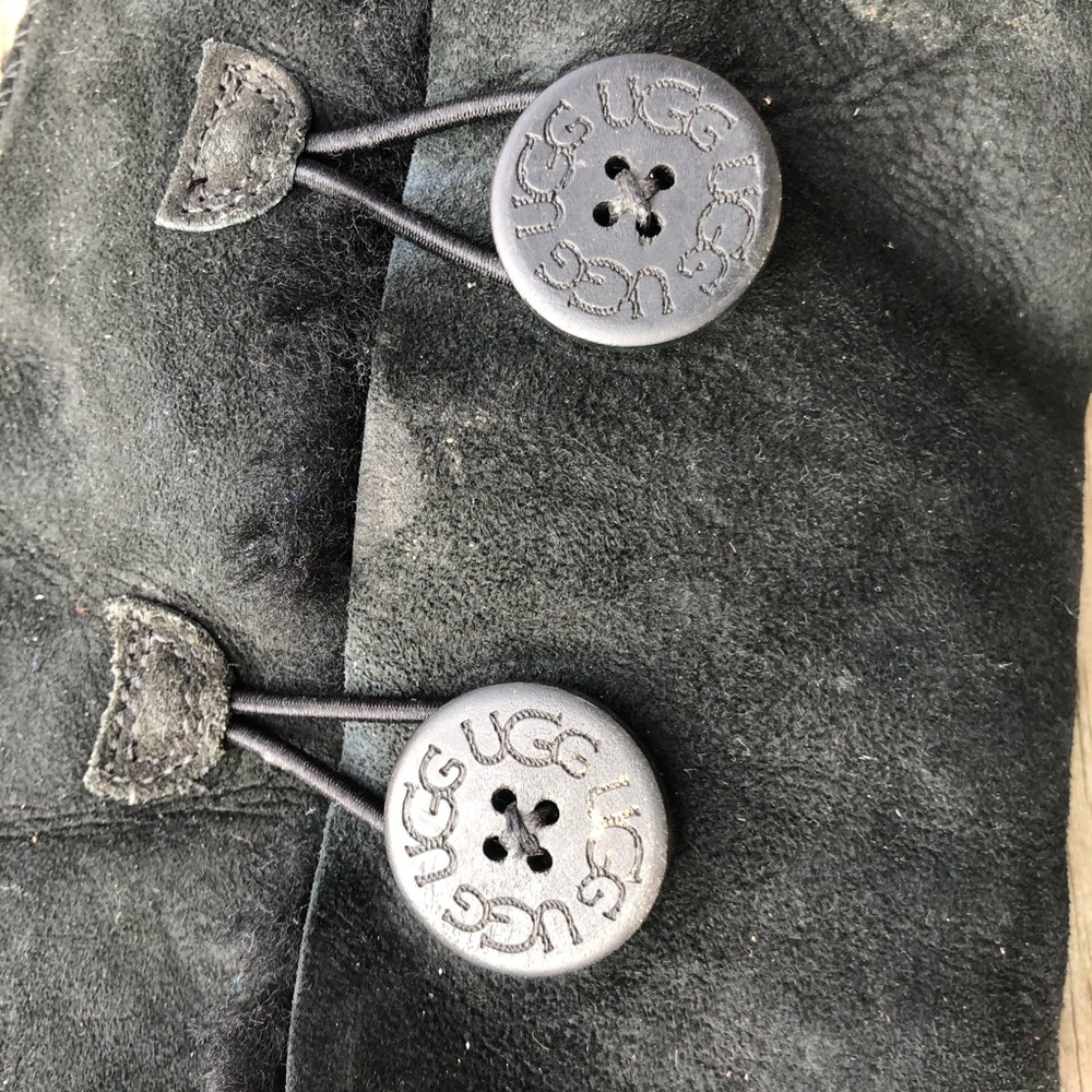 Ugg Bailey Triple Button Shearling Suede Boots - image 2